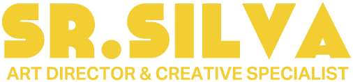 Logo yellow email Alan Silva art director y creative specialist